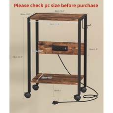 AKXOMEL 충전 포트가 16 USB 타워 9CM 스테이션 41 컴퓨터 5인치 있는