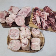 한우 사골 우족 잡뼈 세트 6kg