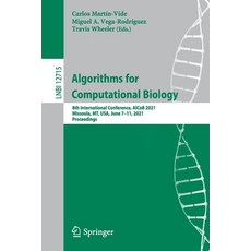 Algorithms for Computational Biology: 8th International Conference Alcob 2021 Missoula Mt Usa J... Paperback, Springer, English, 9783030744311