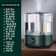 픽온 무소음가습기 가열식 살균 간편세척 가정용 아기, 그린 (온열가습기능), 기본 모델명/품번