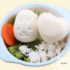 도이동의 삶은계란 모양틀 유아도시락꾸미기소품, 하트