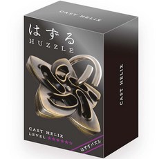 하나야마 캐스트 퍼즐 하즈루 상급 5단계 헬릭스 Helix, 1개, 혼합색상, 2피스