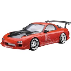 칭다오 문화교재사 AOSHIMA 더튠드카 시리즈 1/24 VERTEX FD3S RX-7 '99 마쓰다 플라스틱 모델, 1개