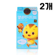 엄마까투리 열냉각시트 블루 영유아용, 3세트, 12매입