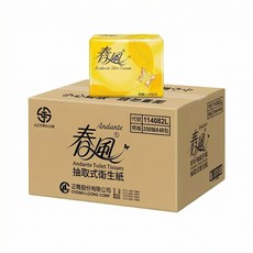 春風 抽取式衛生紙 250抽x48包/箱, 1個