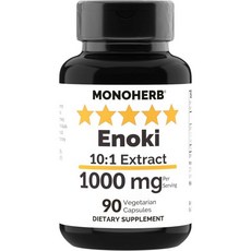 버섯 팽이버섯 추출물 1000mg 90개, 1개