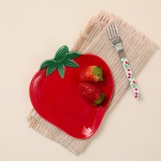 모던하우스 베리가든 딸기형태 접시 L18.3 CA3326001