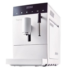 TIAMO 全自動咖啡機 家用義式機 一機研磨沖煮，在家輕鬆享受現磨咖啡, 白色, TR101