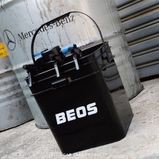 BEOS 洗車收納水桶, 黑色, 15L