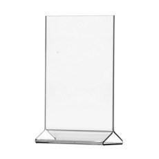 아크릴 테이블 텐트 메뉴/카드 홀더 - 10.2 x 15.2cm(4 6인치) 214801, 아크릴 테이블 텐트 메뉴/카드 홀더 - 10.2 x 1