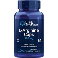 라이프익스텐션 L-아르기닌 캡슐 700mg, 1개, 200회분