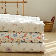 에이트룸 보들보들 도톰한 먼지없는 모달 100% 밀크 유아 패드, 벌쓰데이