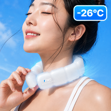 템플로 [국내산] 아이스 넥쿨러 넥밴드, 화이트, 1개 화이트, 1개
