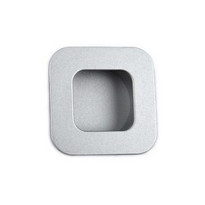 매입손잡이/사각/실버도장, 1개