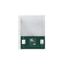 문화 클리어파일 리필 20매 화일 내지 F420-7S1 리필속지 A4 20P 1팩, 1개, 20매입