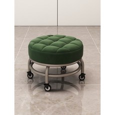 可開發票 滑輪矮凳 帶萬向輪小凳子家用美縫 換鞋擦地可移動 板凳, 1個, 銀色, 銀色