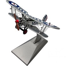 11100327 프라모델 헬리콥터 비행기 미니어처 헬기 전투기 항공기 모형 1/72 스케일 WWI 영국 공군 브리스틀 불도그 복엽 프로펠러 모델 합금 다이캐스트 플레인 밀리터리