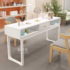 네일샵 테이블 네일 손목 받침대 뷰티샵 작업대 탁자, 1개, 화이트 1m