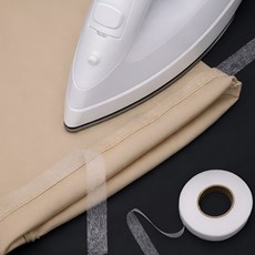 셀프 다리미 수선테이프 의류 바지 밑단 무재봉 옷수선 바지 밑단 수선, 1개, 화이트 1.5cm