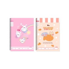 아이비스 1200 초등슬림쓰기10칸 스프링노트 여아용 ch, 30개, 랜덤 발송
