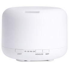 더아로마샵 초음파 무드등 가습기 500ml 타이머 7가지 LED