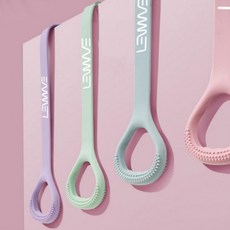 홈트 실리콘 스트레칭밴드 요가 탄력 운동 밴드, 1개, 그린