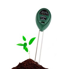 화분 미니 토양수분측정기 LED 알림 버튼식 수분측정, 1개
