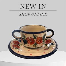 波蘭陶 手繪陶瓷杯盤組