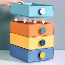 서랍 미니 큐브블럭 소품수납함 테이블 책상정리 50432ea 1(EA), 큐브블럭서랍(옐로우