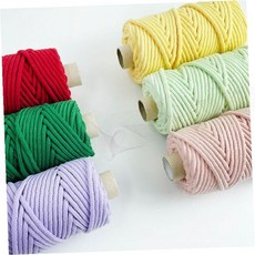 마크라메 우동끈 5mm 19색 코바늘 뜨개질 DIY 공예 실, 라벤더