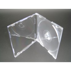 8cm 超薄透明PS壓克力單片裝CD盒/CD殼, 1套, 8CM光碟用5mm透單PS盒