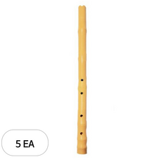 엔젤악기 플라스틱 입문용 민단소, 노랑, 5개