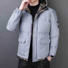 冬季加厚連帽加絨棉服 港風寬松顯瘦短款棉外套 保暖運動棉大衣
