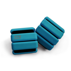 XTR 손목 발목 아령 실리콘 중량밴드 모래주머니 2p 세트+파우치, 500g, 딥그린