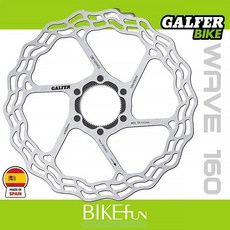 GALFER WAVE 160mm 碟盤 碟片 適用於公路車中央鎖入式系統, 1個, 140mm(店裡隨時有，除非原廠缺貨)