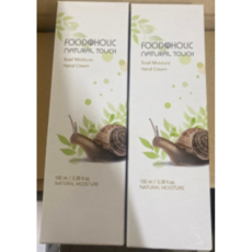 푸드어홀릭 모이스처 핸드크림 스네일, 100ml, 10개