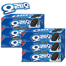 오레오 샌드쿠키 화이트 크림 총6곽, 100g, 6개