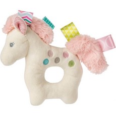 태지 자수 소프트 링 래틀 페인팅 포니 6인치, Soft Ring Rattle