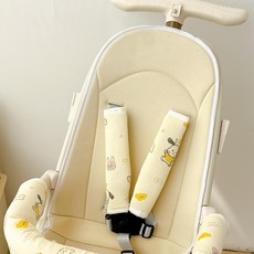 위크앤픽 유모차어깨패드 핸들 유모차소품, 1개, 어깨 패드 16x20cmx2 해피퍼피