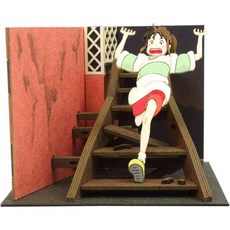 지브리스튜디오 센과 치히로의 행방불명 계단 종이공예 DIY 미술공작, 지브리스튜디오 센과 치히로의 행방불명 계단 종이공예 D