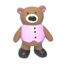 FOFOS 狗狗朋友系列 發聲玩具 (環保橡膠) 紫色斑點象, 小熊, 1個