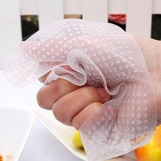 4片 矽膠保鮮膜 廚房密封蓋, 1個, 4片16*16cm