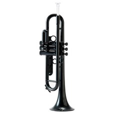 입문용 플라스틱 트럼펫 플랫 연습용 레드 B플랫, 3 내림B톤블랙 순풍배송비포함 구형, 1개