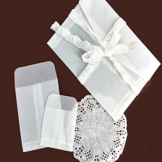 랄잇 반투명 트레싱지 엽서봉투, 포토카드(8X10)