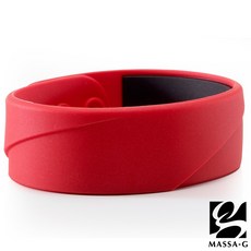 MASSA-G ARC Master 鍺鈦手環，運動能量提升，輕量舒適，時尚潮流配件, 紅, 1個