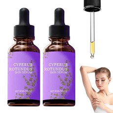 Cyperus Rotundus 스킨 세럼 2개 60ml / 2플로즈 제모용 사이페러스 로툰더스 오일 모든 피부 타입에 적합, Cyperus Rotundus 스킨 세럼 2개, 60m