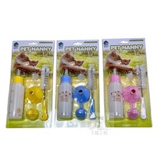 3貓2館 愛思沛 Acpet 寵物奶瓶 幼貓幼犬奶媽餵奶器 90cc 五件組, 1個, 不挑色