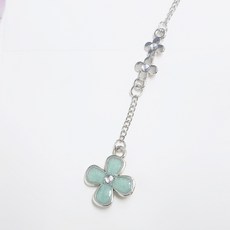 너에게 닿기를 사와코 키링 네잎클로버 스트랩 키링, 초록