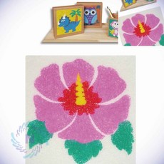 데코샌드 액자만들기 무궁화 모래판액자 DIY액자