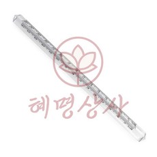 혜명상사 투명 삼각자 15cm 정밀측정 학습용 투명자 문방구 측정자
